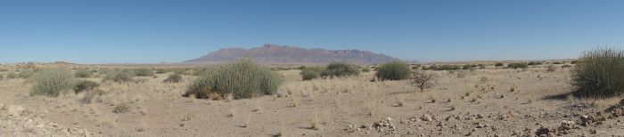 Panorama in der Steppe                            