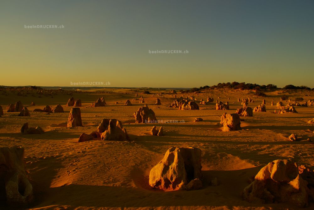 Sonnenuntergang Pinnacles, Westaustralien         