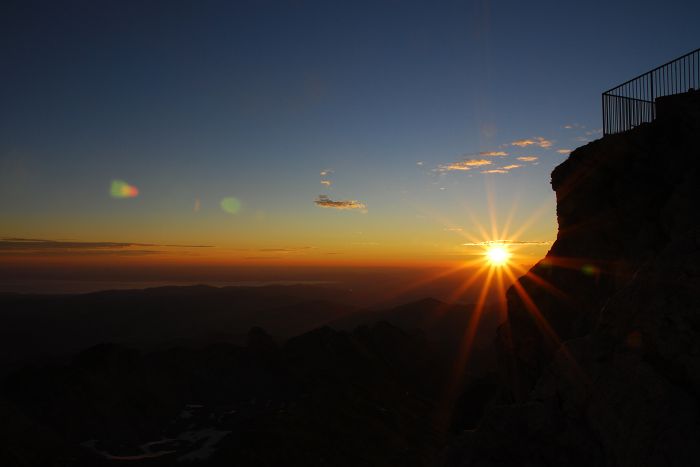 Sonnenaufgang Säntis                              