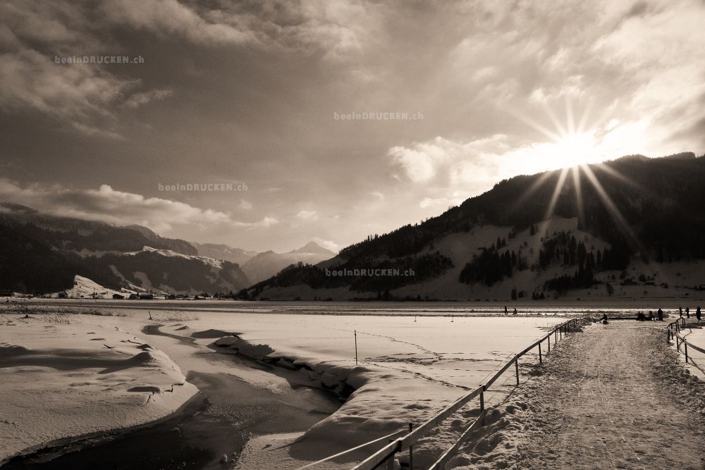 Sihlsee im Winter                                 