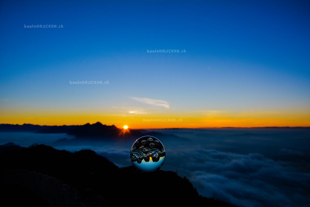 Sonnenuntergang Rigi                              