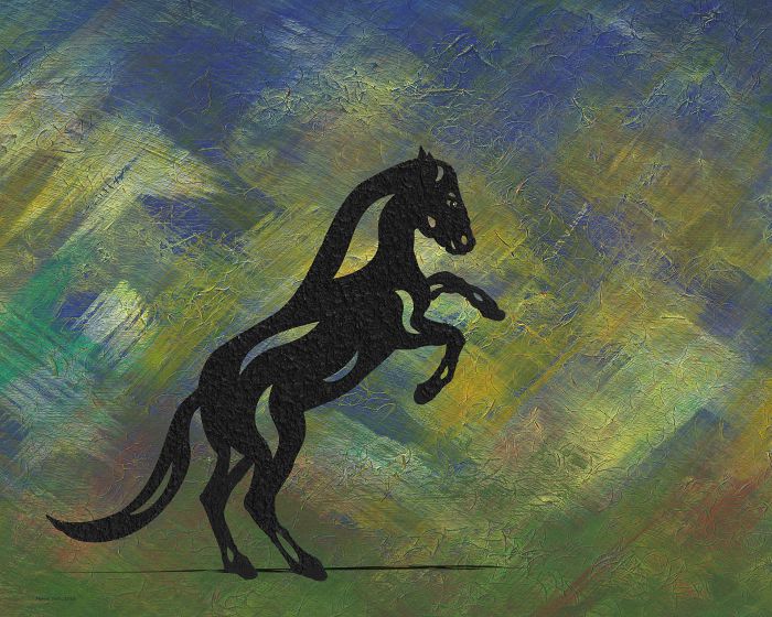 Emma II - Abstraktes Pferd                        