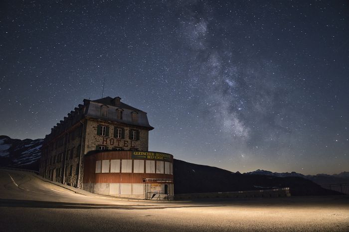 Milchstrasse & Hotel Belvedere Furkapass          