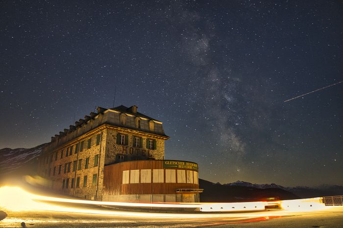 Milchstrasse & Hotel Belvedere Furkapass          